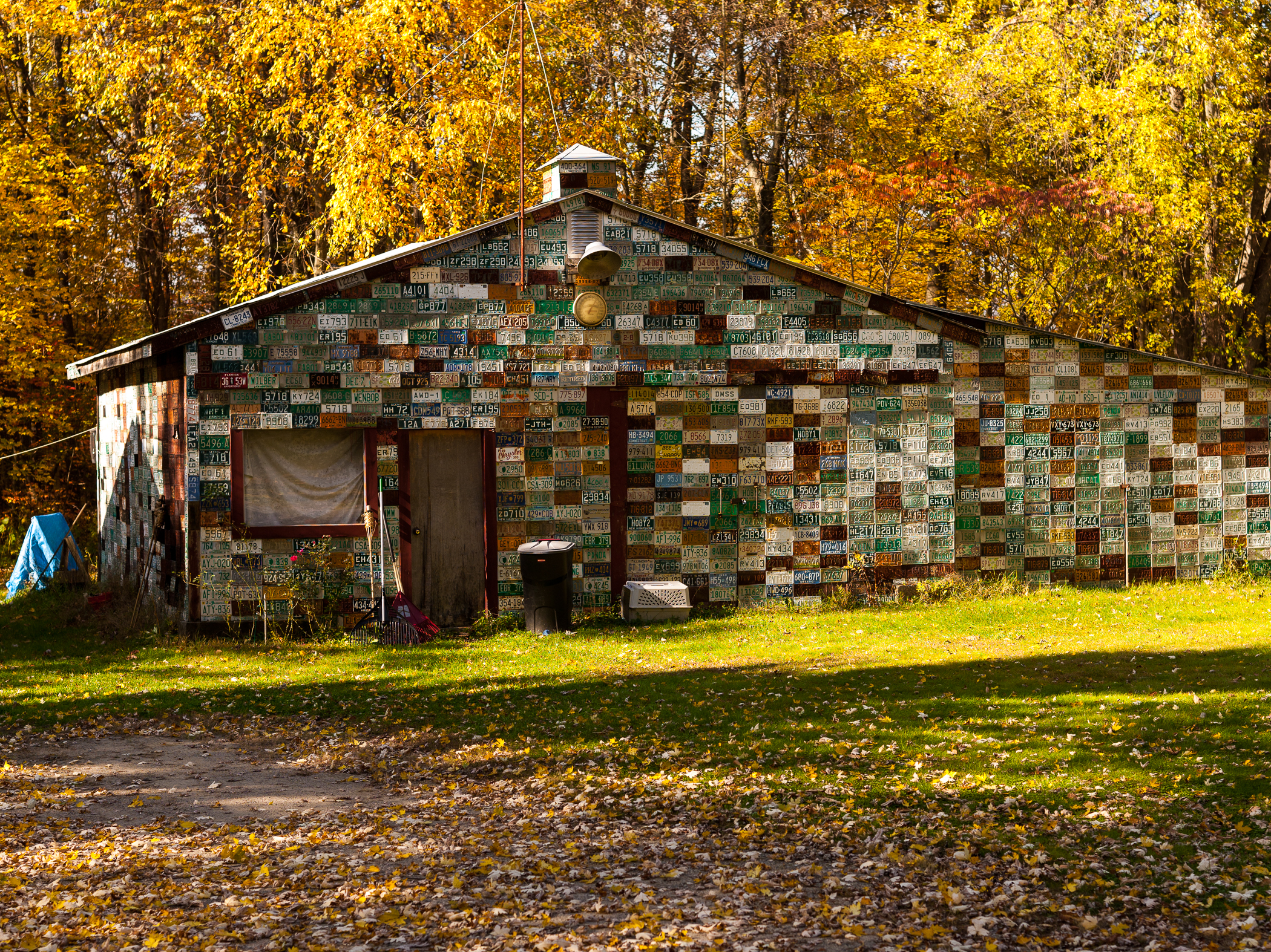 License-plate-house